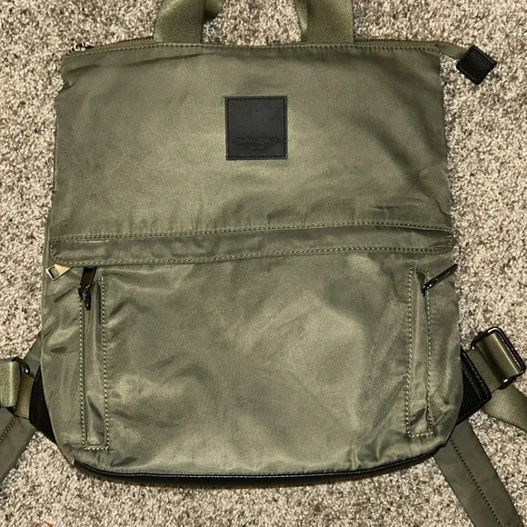 Cynthia rowley nylon green backpackk - Picture 2 of 9